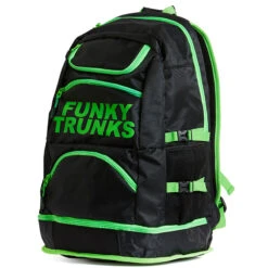 Funky Trunks Swim Gear Store -Funky Trunks Swim Gear Store FunkyTrunks Lime Light Elite Squad Backpack 1