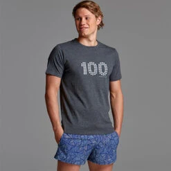 Funky Trunks - 100 Fly Mens Crew Neck T-Shirt -Funky Trunks Swim Gear Store funky trunks 100 fly mens crew neck t shirt 3