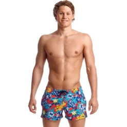 Funky Trunks - Aloha From Hawaii Mens Shorty Shorts Short
