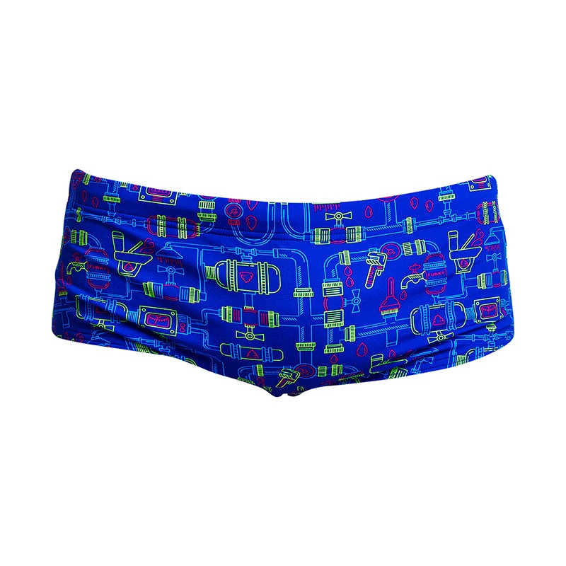 Funky Trunks - Backed Up - Mens Eco Sidewinder Trunks 2 Funky Trunks - Backed Up - Mens Eco Sidewinder Trunks - Image 2