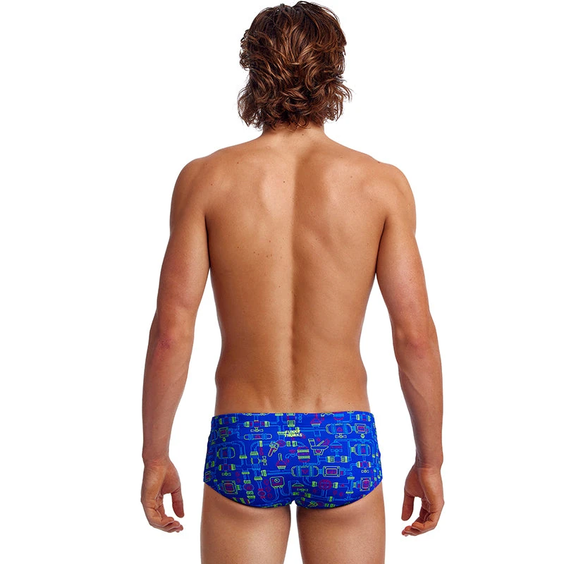 Funky Trunks - Backed Up - Mens Eco Sidewinder Trunks 3 Funky Trunks - Backed Up - Mens Eco Sidewinder Trunks - Image 3