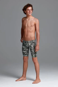 Funky Trunks - Bar Tack - Boys Training Jammers -Funky Trunks Swim Gear Store funky trunks bar tack boys training jammers 5