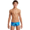 Funky Trunks - Bashed Blue - Boys Sidewinder Trunks