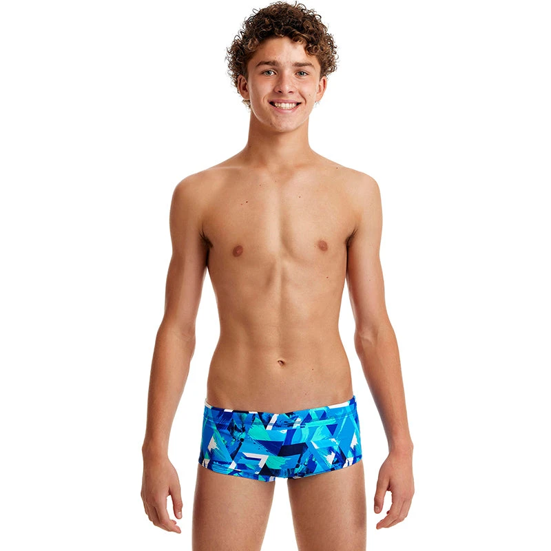 Funky Trunks - Bashed Blue - Boys Sidewinder Trunks 1 Funky Trunks - Bashed Blue - Boys Sidewinder Trunks