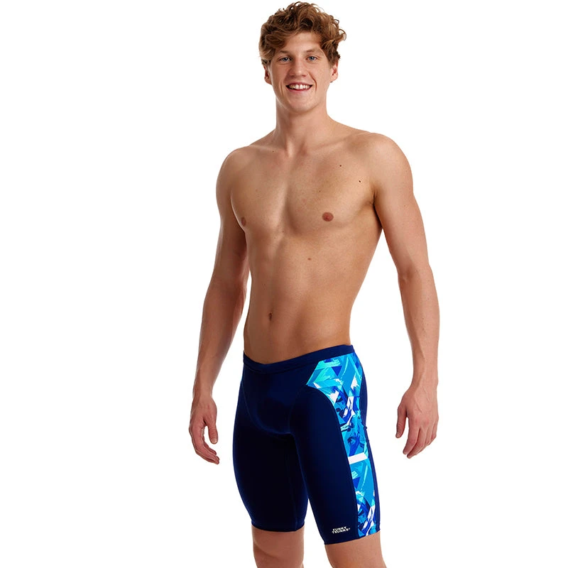 Funky Trunks - Bashed Blue - Mens Training Jammers 1 Funky Trunks - Bashed Blue - Mens Training Jammers