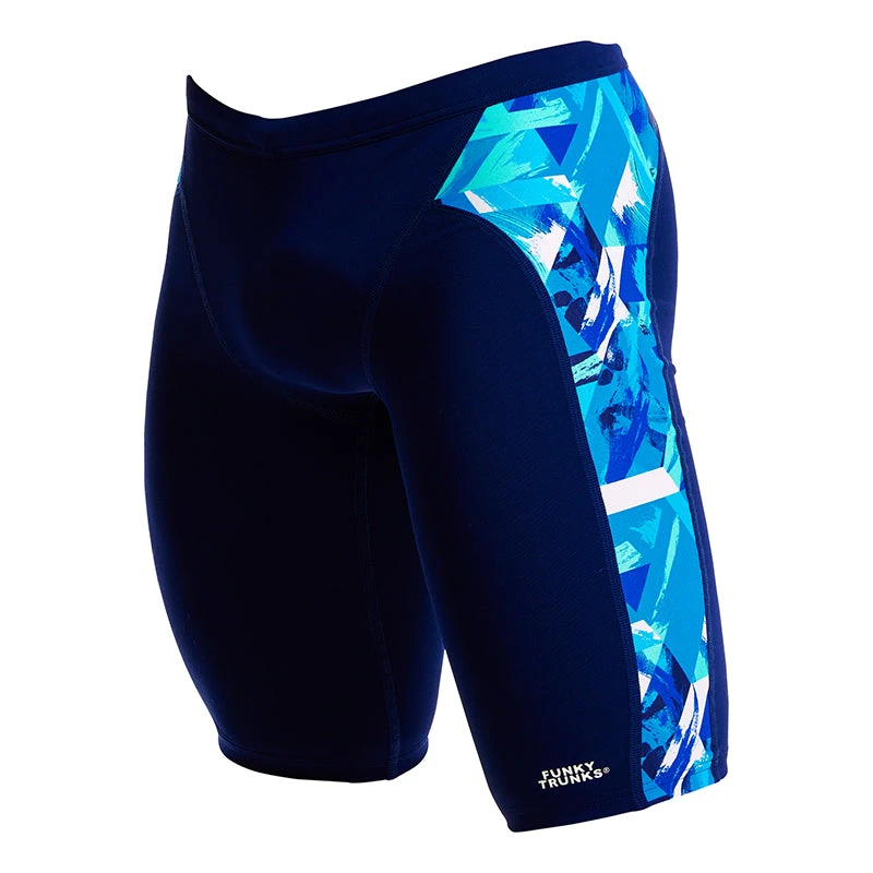 Funky Trunks - Bashed Blue - Mens Training Jammers 2 Funky Trunks - Bashed Blue - Mens Training Jammers - Image 2