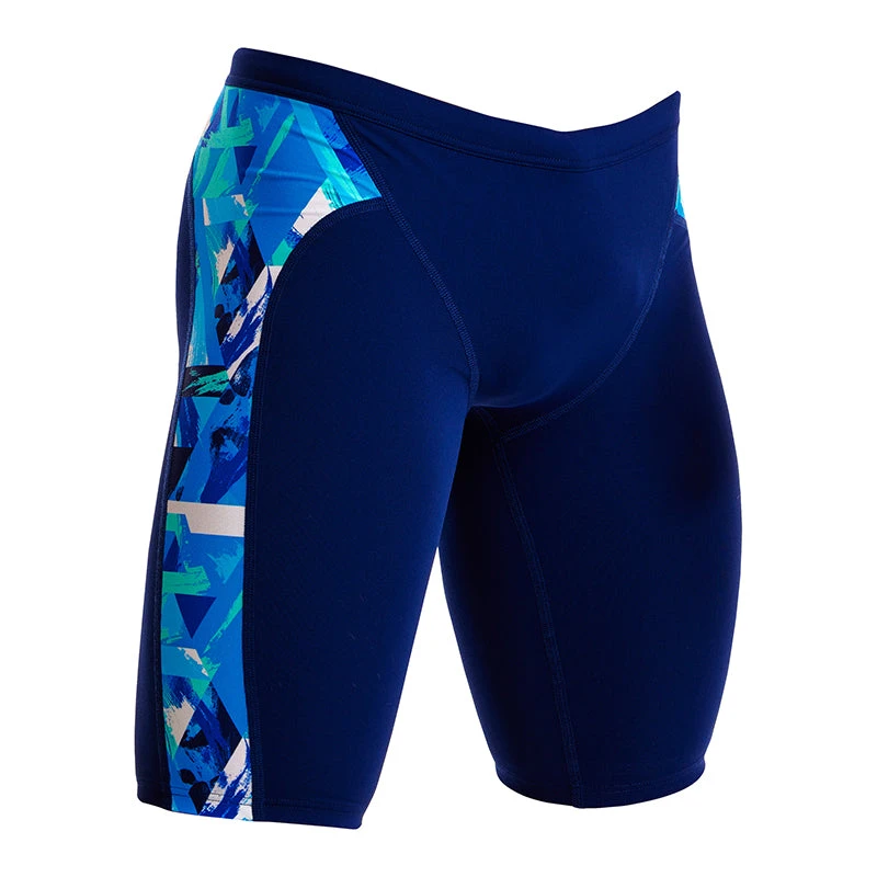 Funky Trunks - Bashed Blue - Mens Training Jammers 3 Funky Trunks - Bashed Blue - Mens Training Jammers - Image 3