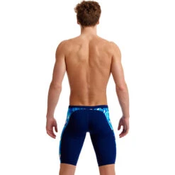 Funky Trunks - Bashed Blue - Mens Training Jammers 10 Funky Trunks - Bashed Blue - Mens Training Jammers -Funky Trunks Swim Gear Store funky trunks bashed blue mens training jammers 4