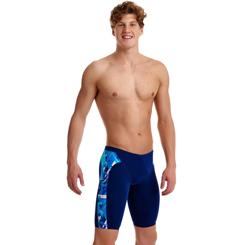 Funky Trunks - Bashed Blue - Mens Training Jammers 5 Funky Trunks - Bashed Blue - Mens Training Jammers - Image 5