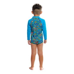 Funky Trunks - Beep Beep - Toddler Boys Zippy Rash Vest 10 Funky Trunks - Beep Beep - Toddler Boys Zippy Rash Vest -Funky Trunks Swim Gear Store funky trunks beep beep toddler boys zippy rash vest 4