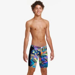 Funky Trunks - Bel Air Beats - Boys Training Jammers -Funky Trunks Swim Gear Store funky trunks bel air beats boys training jammers 6