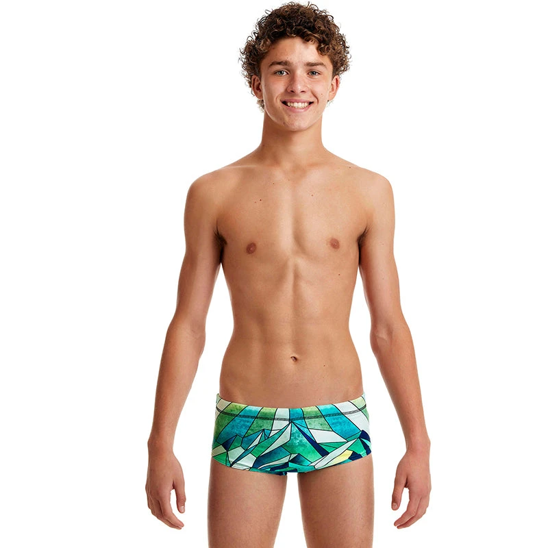 Funky Trunks - Big Blanc - Boys Sidewinder Trunks 1 Funky Trunks - Big Blanc - Boys Sidewinder Trunks
