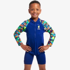 Funky Trunks - Big Bronto - Toddler Boys Go Jump Suit -Funky Trunks Swim Gear Store funky trunks big bronto toddler boys go jump suit 4