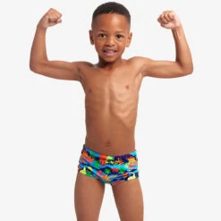 Funky Trunks - Big Bronto - Toddler Boys Printed Trunks -Funky Trunks Swim Gear Store funky trunks big bronto toddler boys printed trunks 5