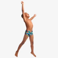 Funky Trunks - Big Bronto - Toddler Boys Printed Trunks -Funky Trunks Swim Gear Store funky trunks big bronto toddler boys printed trunks 6
