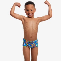 Funky Trunks - Big Cat Bash - Toddler Boys Printed Trunks -Funky Trunks Swim Gear Store funky trunks big cat bash toddler boys printed trunks 5