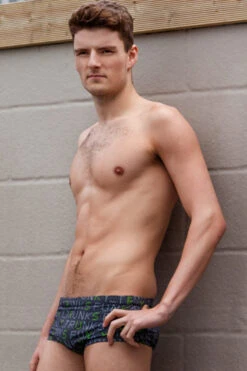 Funky Trunks - Binary Bro Mens Plain Front Trunks -Funky Trunks Swim Gear Store funky trunks binary bro plain front mens trunks 5