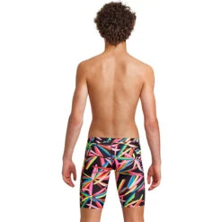 Funky Trunks - Black Blades - Boys Training Jammers -Funky Trunks Swim Gear Store funky trunks black blades boys training jammers 4