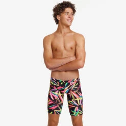 Funky Trunks - Black Blades - Boys Training Jammers -Funky Trunks Swim Gear Store funky trunks black blades boys training jammers 6