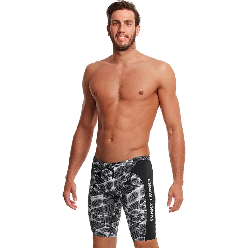 Funky Trunks - Black Hole - Mens Training Jammers 1 Funky Trunks - Black Hole - Mens Training Jammers