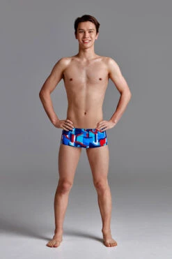 Funky Trunks - Block Rock Boys Classic Trunks -Funky Trunks Swim Gear Store funky trunks block rock boys classic trunks 4
