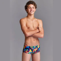Funky Trunks - Blocked Bars - Boys Sidewinder Trunks -Funky Trunks Swim Gear Store funky trunks blocked bars boys sidewinder trunks 4