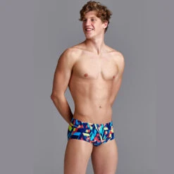 Funky Trunks - Blocked Bars - Mens Classic Trunks -Funky Trunks Swim Gear Store funky trunks blocked bars mens classic trunks 4