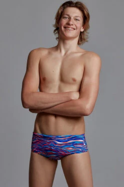 Funky Trunks - Blow Wave - Boys Eco Sidewinder Trunks -Funky Trunks Swim Gear Store funky trunks blow wave boys eco sidewinder trunks 4