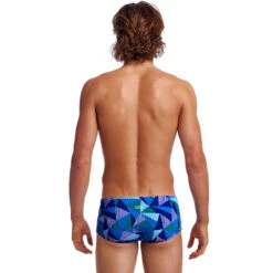 Funky Trunks - Blue Bars - Mens Classic Trunks -Funky Trunks Swim Gear Store funky trunks blue bars mens classic trunks 3