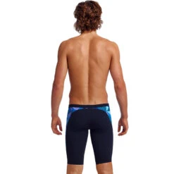 Funky Trunks - Blue Bars - Mens Training Jammers -Funky Trunks Swim Gear Store funky trunks blue bars mens training jammers 3