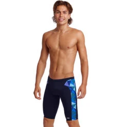 Funky Trunks - Blue Bars - Mens Training Jammers -Funky Trunks Swim Gear Store funky trunks blue bars mens training jammers 4