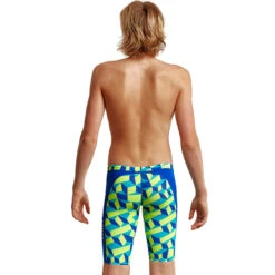 Funky Trunks - Blue Blockers - Boys Training Jammers -Funky Trunks Swim Gear Store funky trunks blue blockers boys training jammers 4