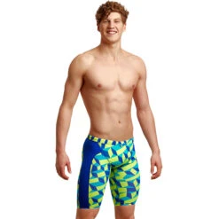 Funky Trunks - Blue Blockers - Mens Training Jammers -Funky Trunks Swim Gear Store funky trunks blue blockers mens training jammers 5