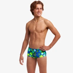 Funky Trunks - Blue Bottle - Boys Sidewinder Trunks -Funky Trunks Swim Gear Store funky trunks blue bottle boys sidewinder trunks 4