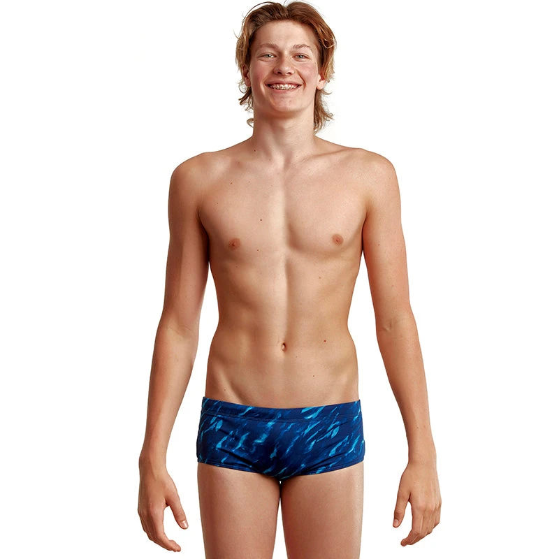 Funky Trunks - Blue Mist - Boys Classic Trunks 1 Funky Trunks - Blue Mist - Boys Classic Trunks