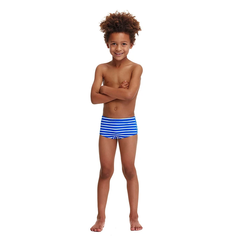 Funky Trunks - Blue Riband - Toddler Boys Printed Trunks 4 Funky Trunks - Blue Riband - Toddler Boys Printed Trunks - Image 4