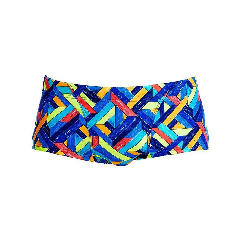 Funky Trunks - Boarded Up Mens Classic Trunks 2 Funky Trunks - Boarded Up Mens Classic Trunks - Image 2