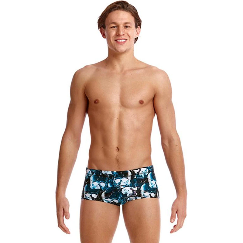 Funky Trunks - Bone Head Mens Plain Front Trunks 1 Funky Trunks - Bone Head Mens Plain Front Trunks