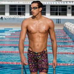 Funky Trunks - Puma Power AOP Boys Jammers -Funky Trunks Swim Gear Store funky trunks boys swimwear puma power jammers 5