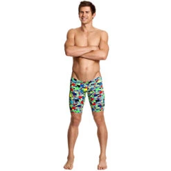 Funky Trunks - Rubick's Runner Boys Training Jammers -Funky Trunks Swim Gear Store funky trunks boys swimwear rubicks runner jammers 4
