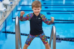 Funky Trunks - Brand Galaxy - Toddler Boys Zippy Rash Vest -Funky Trunks Swim Gear Store funky trunks brand galaxy toddler boys zippy rash vest 5