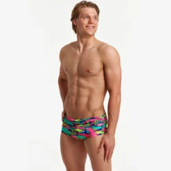 Funky Trunks - Bright Bergs - Mens Eco Sidewinder Trunks -Funky Trunks Swim Gear Store funky trunks bright bergs mens eco sidewinder trunks 4