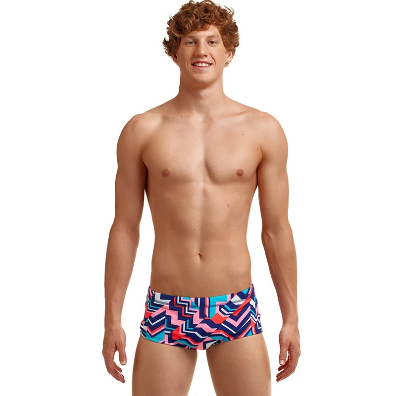 Funky Trunks - Broken Arrow - Mens Plain Front Trunks 1 Funky Trunks - Broken Arrow - Mens Plain Front Trunks