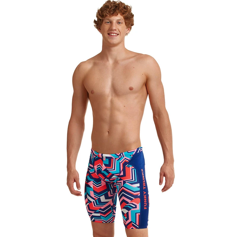 Funky Trunks - Broken Arrow - Mens Training Jammers 1 Funky Trunks - Broken Arrow - Mens Training Jammers