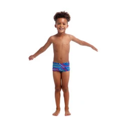 Funky Trunks - Chain Reaction - Toddler Boys Printed Trunks -Funky Trunks Swim Gear Store funky trunks chain reaction toddler boys printed trunks 3