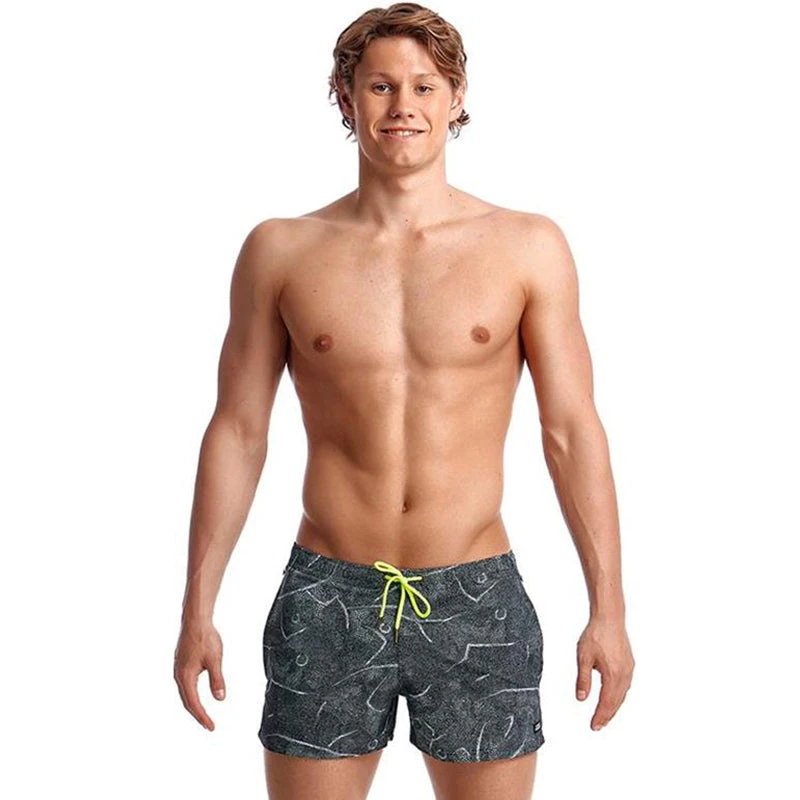 Funky Trunks - Crack Up Mens Shorty Shorts Short 1 Funky Trunks - Crack Up Mens Shorty Shorts Short