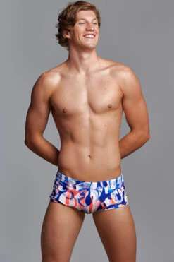 Funky Trunks - Different Strokes - Mens Plain Front Trunks -Funky Trunks Swim Gear Store funky trunks different strokes mens plain front trunks 4