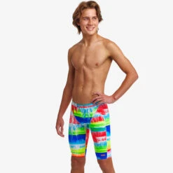 Funky Trunks - Dye Hard - Boys Training Jammers -Funky Trunks Swim Gear Store funky trunks dye hard boys training jammers 5