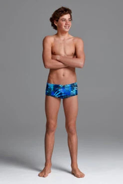 Funky Trunks - Electric Nights - Boys Classic Trunks 7 Funky Trunks - Electric Nights - Boys Classic Trunks -Funky Trunks Swim Gear Store funky trunks electric nights boys classic trunks 4