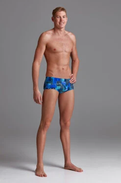 Funky Trunks - Electric Nights - Mens Classic Trunks -Funky Trunks Swim Gear Store funky trunks electric nights mens classic trunks 4